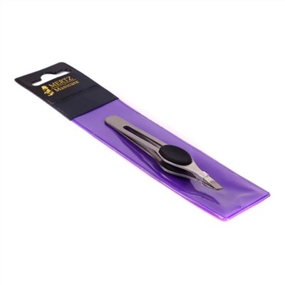 Mertz Пинцет косметический скошенный 244, 9,5 см 7247