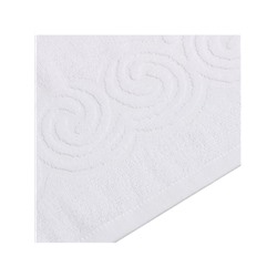 Полотенце махровое LoveLife Border 70×130 см, 100% хлопок, 380 г/м², белое