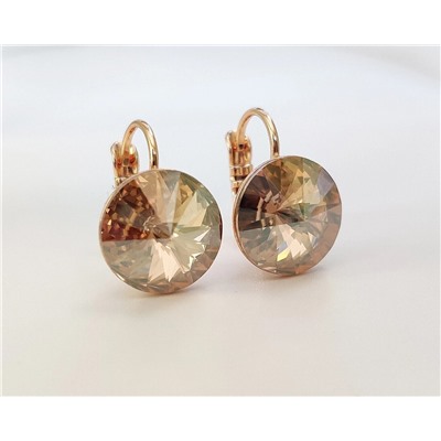 Серьги с кристаллами Swarovski