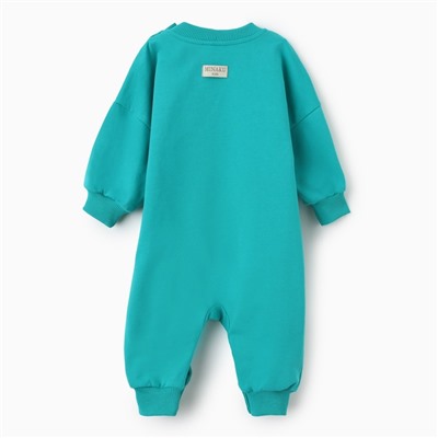 Комбинезон детский MINAKU, рост 56-62 см, изумрудный