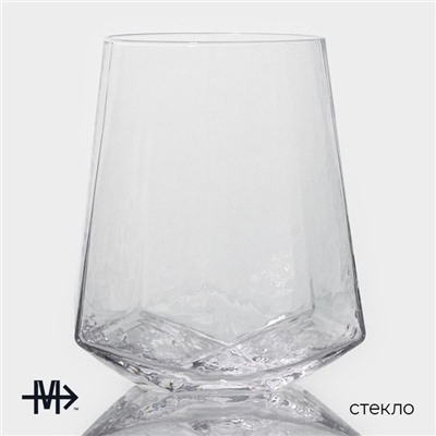 Стаканы Magistro «Дарио», 450 мл, 10×11.5 см, набор 6 шт., стекло, прозрачные