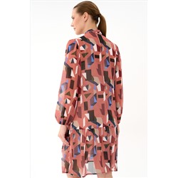 Платье Нежный акцент  – 2 (алый)