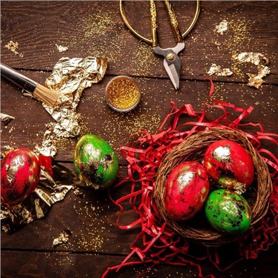 Набор для украшения яиц с жидкими красителями «Сияние» на пасху, 11×16 см