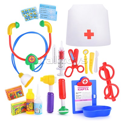 Набор доктора "Волшебная аптечка", в чемодане (22 предметов)