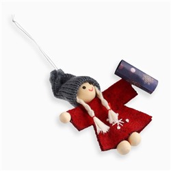 Ёлочная игрушка новогодняя «Приятные встречи», 7×6×3 см