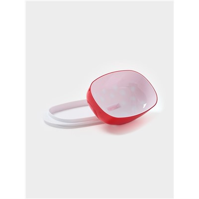 Маслёнка BEROSSI Marusya, 19×11×7 см, пластик, красная