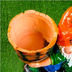 Декоративное кашпо «Гном», 5 л, 20×30×40 см, гипс