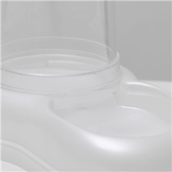 Автопоилка/автокормушка 0.6 л, белая перламутр