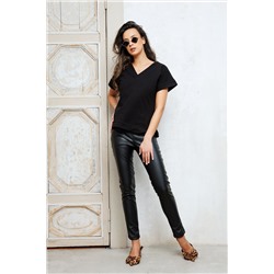 Леггинсы из матовой экокожи 339MBL