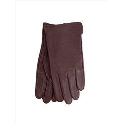 Перчатки мужские из натуральной кожи цвет коричневый