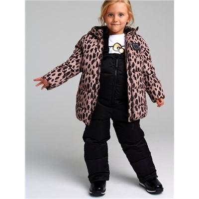 Комплект текстильный с полиуретановым покрытием для девочек: куртка, полукомбинезон