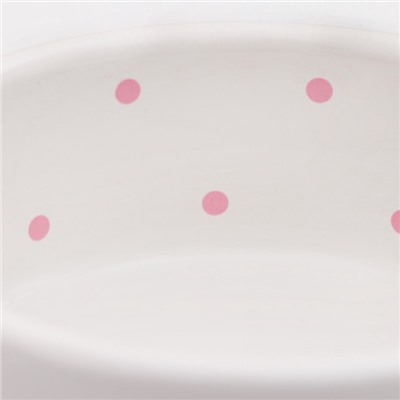 Миска керамическая Princess 100 мл малая 8.5×3.5 см, розовая