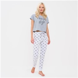 Пижама женская (футболка, брюки) KAFTAN Fresh style, размер 40-42