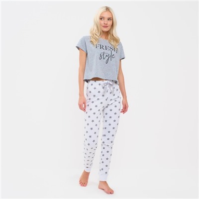 Пижама женская (футболка, брюки) KAFTAN Fresh style, размер 40-42