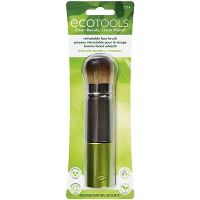 EcoTools, складывающаяся кисть для лица, 1 шт.