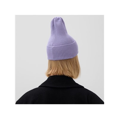 Шапка женская MINAKU, размер 52-56, цвет лаванда