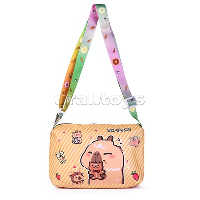 Сумочка детская "Дружные капибары" 19*14*6 см.