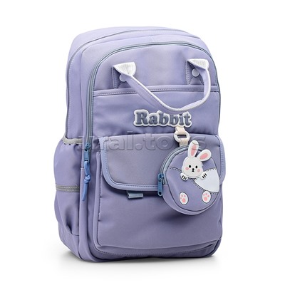 Рюкзак "Rabbit" подростковый 39x27x17 см (15 л) вес 500 г, высококачественный нейлон, двойные ручки, уплотненная спинка и уплотненные лямки, 2 отделения на молнии, 1 передний карман на молнии, 1 передний карман на липучке, кошелек на молнии, внутри уплотн