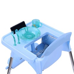 Стульчик детский голубой, в коробке