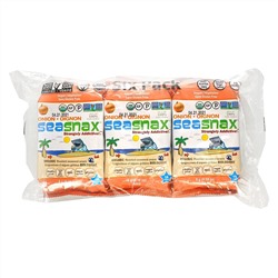 SeaSnax, Grab & Go, снеки из органических обжаренных водорослей премиального качества, со вкусом лука, 6 упаковок по 5 г (0,18 унций)
