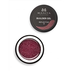 MANITA Гель моделирующий для ногтей светоотражающий / Builder Gel Reflective №09, 15 мл 28238