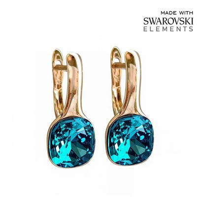 Серьги с кристаллами Swarovski