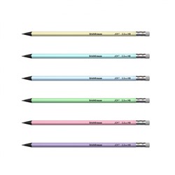 Карандаш пластиковый "JOY® Пастель" с ластиком HB 55272 ErichKrause