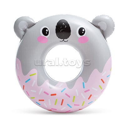 Круг для плавания «Милые зверята», 84 (91) см х 76 см, от 8 лет, до 40 кг, цвет микс, 59266NP  INTEX