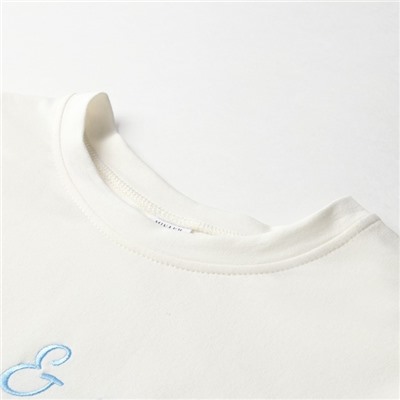 Костюм женский (футболка, шорты) MINAKU: SPORTY & STYLISH, цвет экрю, размер 46