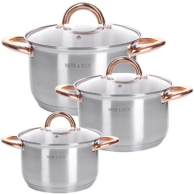 28813 Набор посуды 6пр 2+2,5+3,5 л MB (х4)