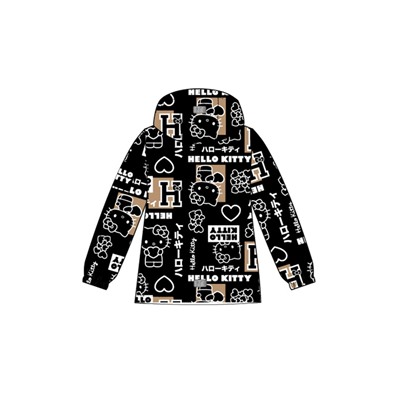 Куртка текстильная с полиуретановым покрытием для девочек (ветровка)