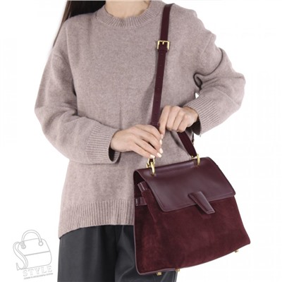 Сумка женская кожаная 68870BDAA wine red Baidou/30
