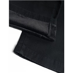 Джинсы-трубы из эластичного денима на флисе