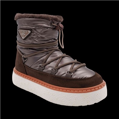 Дутики Р187 коричневые