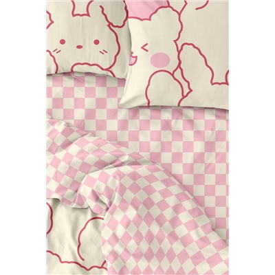 КПБ 1.5 перкаль Crazy Getup 70х70 рис. 16654-2/16400-4 Cuties sweet