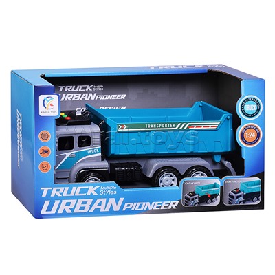 Машина "Строительная" на батарейках, в коробке