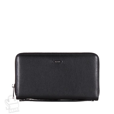 Клатч мужской кожаный 20911 black Pratero