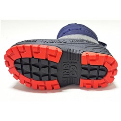 60-0008A син Сапоги зима для мальчиков (27-30)/10