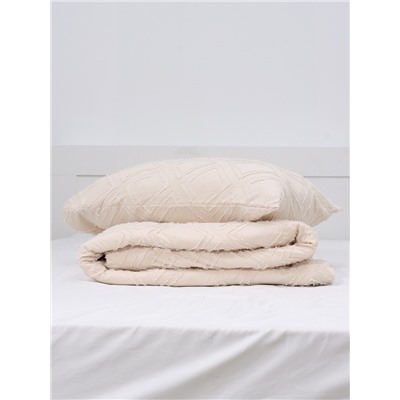 Постельное бельё евро LoveLife Tufting Ромб, микрофайбер