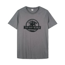 Футболка мужская, размер 46, серая