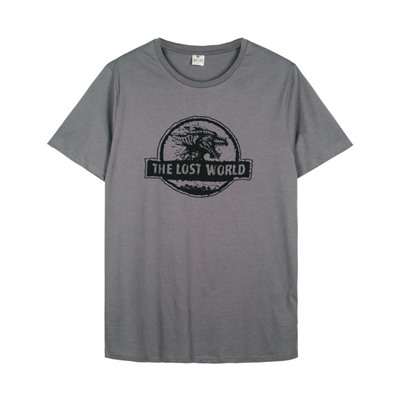 Футболка мужская, размер 46, серая