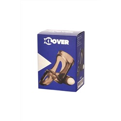 Дымчатая насадка на пенис Toyfa XLover с вибропулей