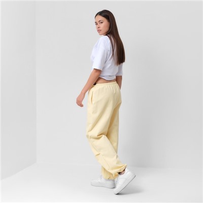 Брюки женские карго MIST: Summer time, размер 44-46, жёлтые