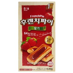 Печенье "Французский пирог" со вкусом клубники Haitai, Корея, 192 г Акция
