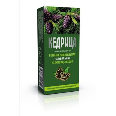 Смолка жевательная кедровая «Кедрица» 0,8г ЭКОПРОДУКТЫ, 1190342