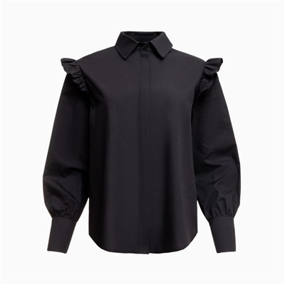 Рубашка женская MIST: Classic Collection, размер 42, чёрная