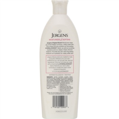 Jergens, Увлажняющее средство для сухой кожи Original Scent, 295 мл