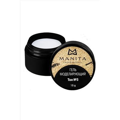 Manita Professional Однофазный моделирующий гель для наращивания №3, 15 г KRISTALLER, 1116825