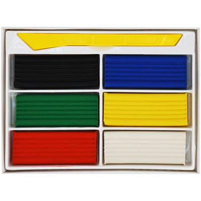 Пластилин   6цв 90 гр. со стеком 3+ ПКМ06-П Каляка-Маляка