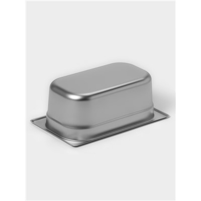 Гастроёмкость GN 1/4 Hanna Knövell, 100 мм, 265×162×100 мм, толщина 0.8 мм, нержавеющая сталь